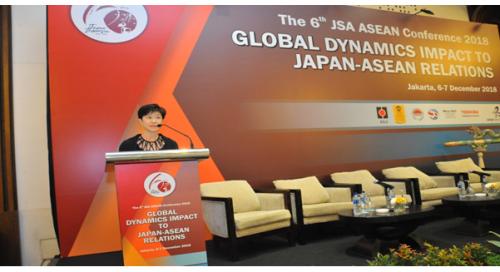 CONGRATULATORY REMARKS Ms. Hiroko Tsuka(Executive Vice President The Japan Foundation